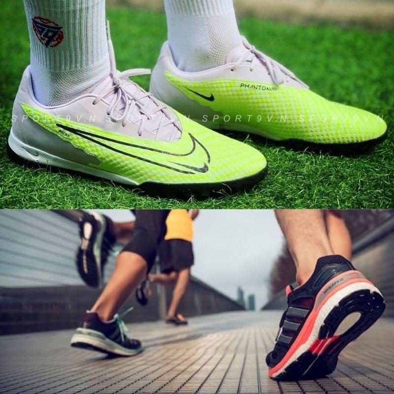 Sự khác nhau giữa giày đá bóng và giày chạy bộ