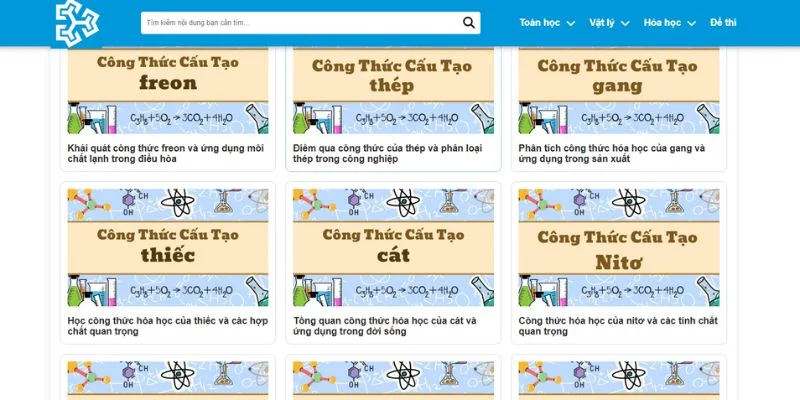 Nền tảng được thành lập giúp học sinh học Toán Lý Hóa tốt hơn